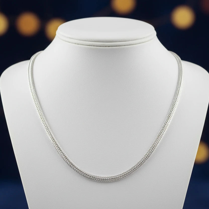 שרשרת סנייק מכסף סטרלינג 925