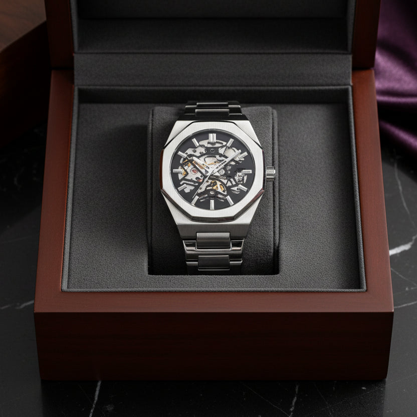 שעון מכני לגבר